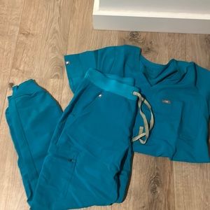 Figs teal scrubs